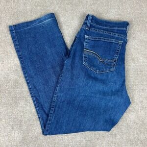 Riders By Lee Indigo Jeans Womens 12M Blue Classic Fit High‎ Rise Straight Leg
